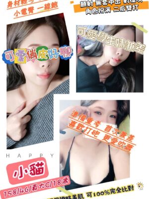 地區:桃園平鎮區外約電話<hr> 妹名:小貓<hr>  <span>上架時間: 2024/11/13<span>