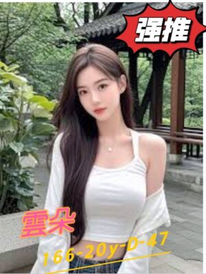 地區:台中大里區學生妹兼職 妹名:雲朵 <span>上架時間: 2026/01/06<span>